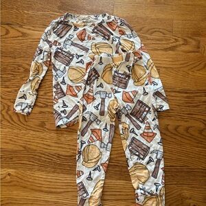 Posh Peanut Construction-Themed Pajamas